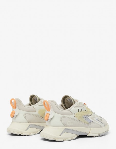 Lacoste Storm 96 Lo Blanc et Gris - Style Urbain et Confort Exceptionnel