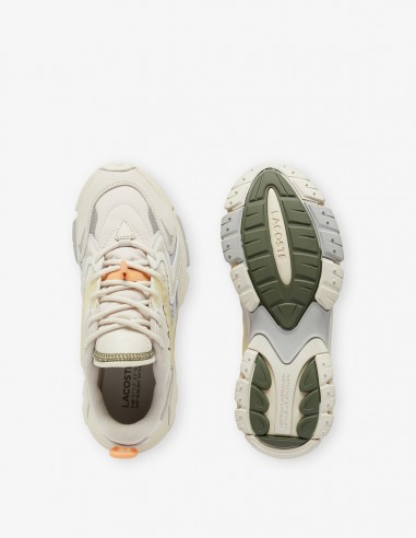 Lacoste Storm 96 Lo Blanc et Gris - Style Urbain et Confort Exceptionnel