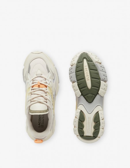 Lacoste Storm 96 Lo Blanc et Gris - Style Urbain et Confort Exceptionnel