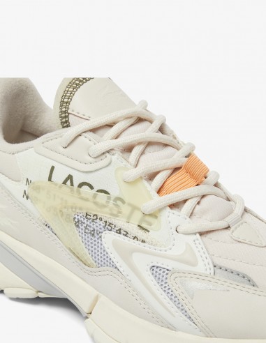 Lacoste Storm 96 Lo Blanc et Gris - Style Urbain et Confort Exceptionnel