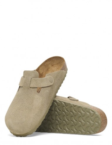 Sabots Birkenstock Boston Suède Kaki - Confort & Style Durable - Hylton