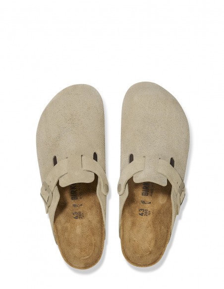 Sabots Birkenstock Boston Suède Kaki - Confort & Style Durable - Hylton
