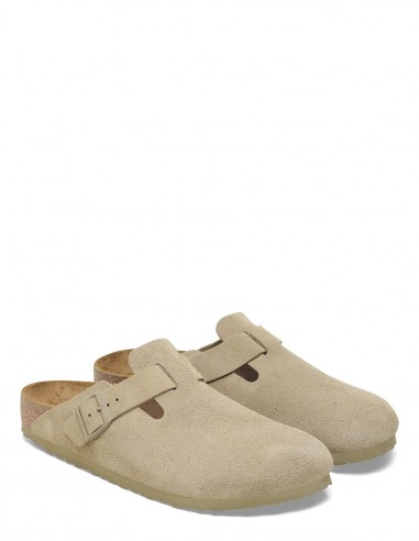 Sabots Birkenstock Boston Suède Kaki - Confort & Style Durable - Hylton