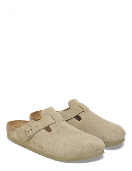 Sabots Birkenstock Boston Suède Kaki - Confort & Style Durable - Hylton