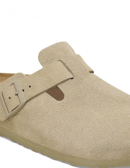 Sabots Birkenstock Boston Suède Kaki - Confort & Style Durable - Hylton