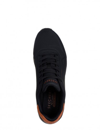 Baskets Skechers Uno - Stand on Air Noir - Confort et Style Moderne