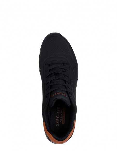 Baskets Skechers Uno - Stand on Air Noir - Confort et Style Moderne