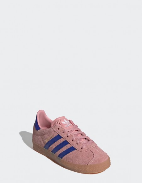 Sneakers Adidas Gazelle Enfant Rose/Bleu - Rétro et Confort - Hylton