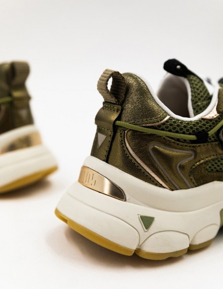 Baskets 0-105 Spider Khaki - Style Urbain et Confort Durable - HYLTON