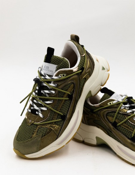 Baskets 0-105 Spider Khaki - Style Urbain et Confort Durable - HYLTON