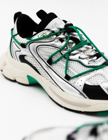 Baskets 0-105 Spider Silver Green - Style Futuriste & Confort - HYLTON
