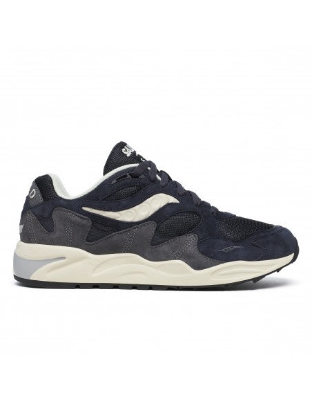 Baskets Saucony Shadow 6000 Bleu Marine  Gris - Style Rétro & Confort