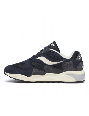 Baskets Saucony Shadow 6000 Bleu Marine  Gris - Style Rétro & Confort