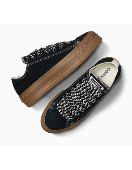 Baskets Converse Chuck Taylor All Star Lift en Noir Gomme Marron - Hylton