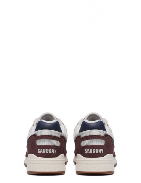 Baskets Saucony Shadow 5000 Bordeaux, Blanc et Bleu Marine - HYLTON.Fr
