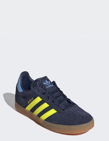 Adidas Gazelle Bleue & Jaune : Sneakers Classiques au Design Épuré - HYLTON.Fr