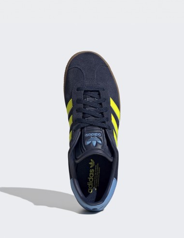 Adidas Gazelle Bleue & Jaune : Sneakers Classiques au Design Épuré - HYLTON.Fr