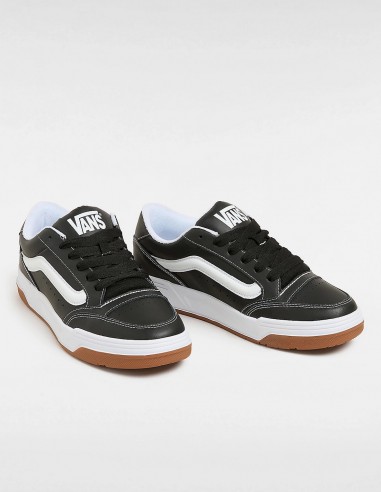 Vans Hylane en Cuir Noir et Blanc - Confort et Style Urbain - Hylton.fr