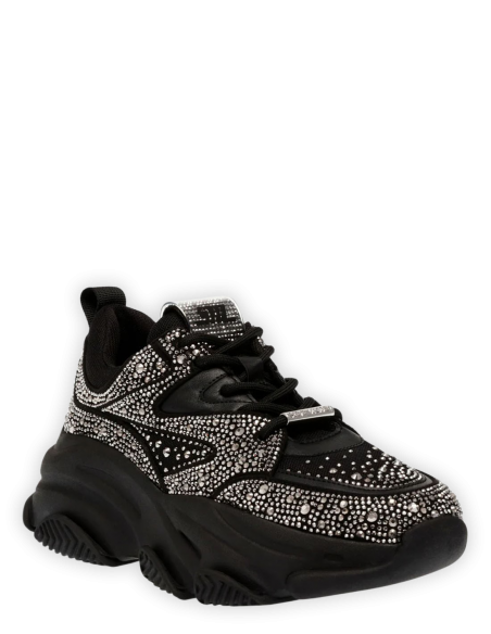 Steve Madden - Baskets de ville Femme Privy Sneaker Noir - Hylton.fr