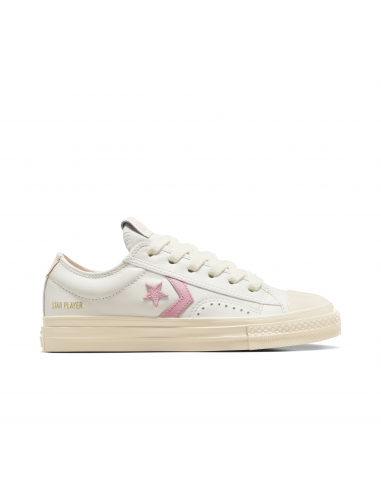 Converse - Sneakers Femme Star Player ox Blanc/Rose - Hylton.fr