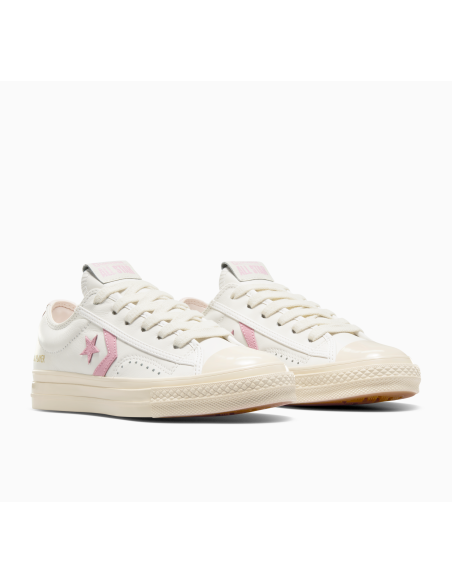 Converse - Sneakers Femme Star Player ox Blanc/Rose - Hylton.fr
