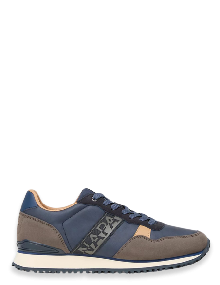 Napapijri - Baskets Homme Cosmos Bleu/Marron - Hylton.fr