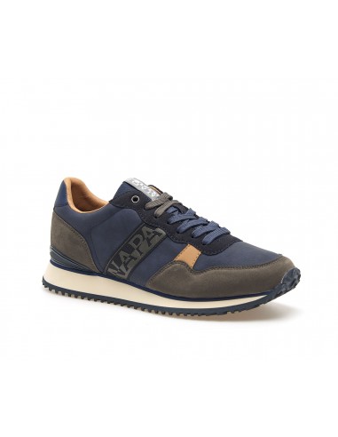Napapijri - Baskets Homme Cosmos Bleu/Marron - Hylton.fr
