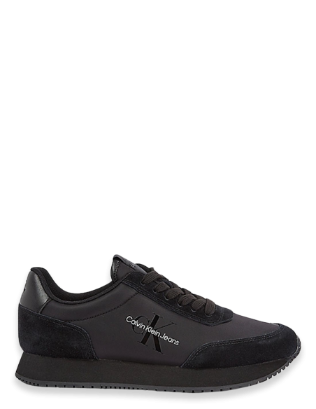 Calvin Klein - Baskets Homme Retro Runner Iconic Noir - Hylton.fr