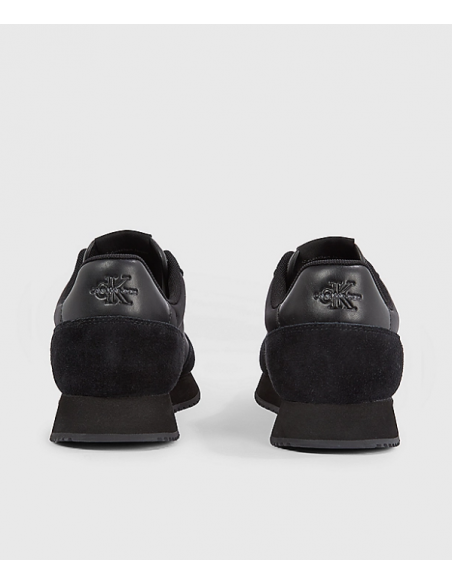 Calvin Klein - Baskets Homme Retro Runner Iconic Noir - Hylton.fr