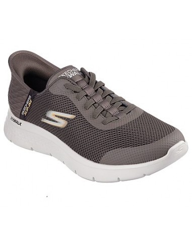 Skechers - Baskets Homme Go Walk Flex - Hands Up Marron - Hylton.fr