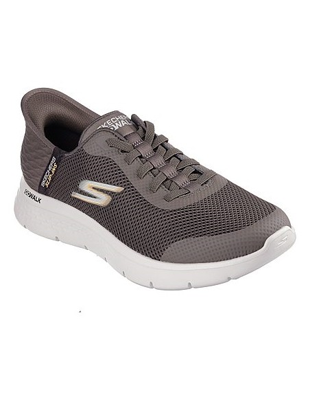 Skechers - Baskets Homme Go Walk Flex - Hands Up Marron - Hylton.fr