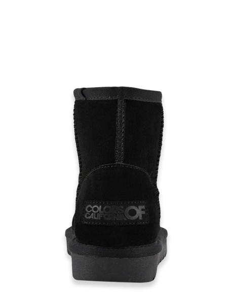 Colors of California YW001N - Bottines Fourrées Noires pour Femme - Hylton.fr