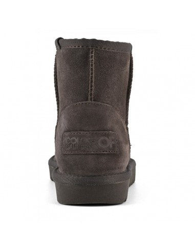 winter boot in suede brown femme