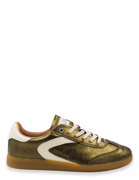 Sneakers Nova Khaki Metallic : Une Touche de Brilliance - Hylton.fr