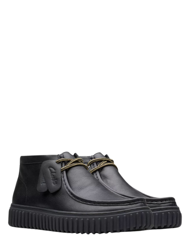 Clarks Originals - Torhill Hi Boot Black Leather  - Hylton.fr