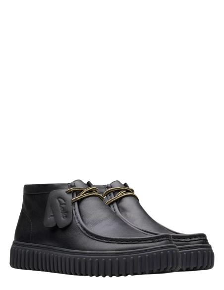 Clarks Originals - Torhill Hi Boot Black Leather  - Hylton.fr