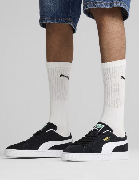 Puma Suede Classic Noir et Blanc : Élégance Intemporelle & Confort