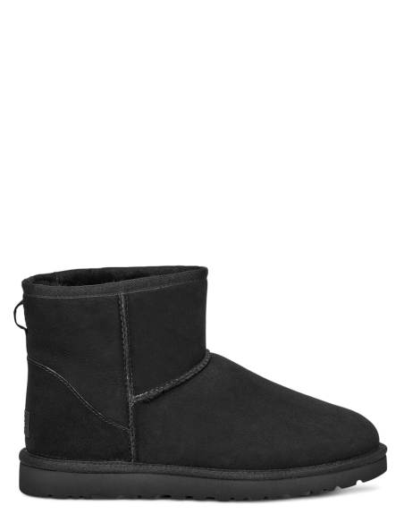 UGG Classic Mini pour Homme en Noir : Confort Luxueux pour le Quotidien