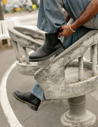 Dr Martens - Bottines Homme 2976 Black Ambassador - Hylton.fr