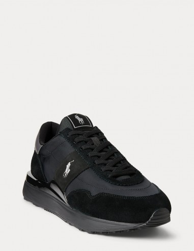 Baskets Homme Ralph Lauren Train 89 Noir Sneakers - Sophistication en Mouvement