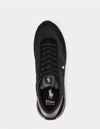 Baskets Homme Ralph Lauren Train 89 Noir Sneakers - Sophistication en Mouvement