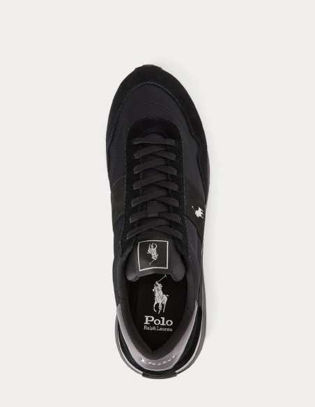 Baskets Homme Ralph Lauren Train 89 Noir Sneakers - Sophistication en Mouvement
