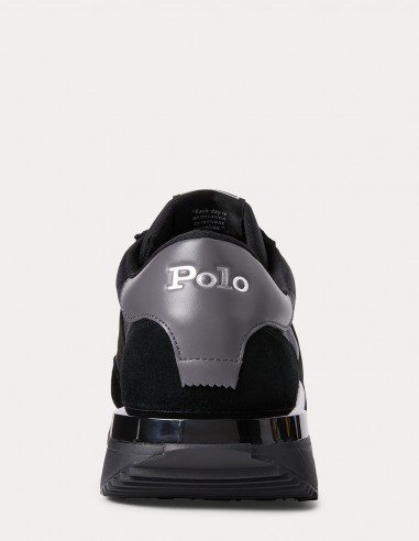 Baskets Homme Ralph Lauren Train 89 Noir Sneakers - Sophistication en Mouvement