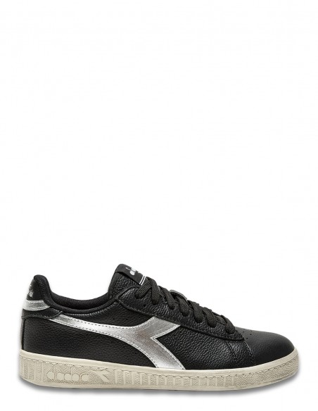 Diadora - Baskets Femme Gamel l Low Waxed Metal Noir - Hylton.fr