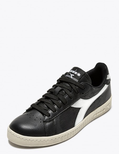Diadora - Baskets Femme Gamel l Low Waxed Metal Noir - Hylton.fr