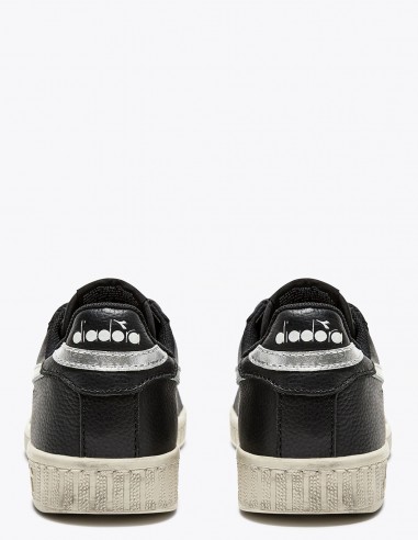 Diadora - Baskets Femme Gamel l Low Waxed Metal Noir - Hylton.fr