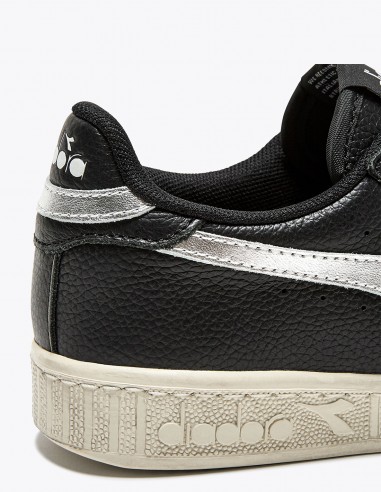 Diadora - Baskets Femme Gamel l Low Waxed Metal Noir - Hylton.fr