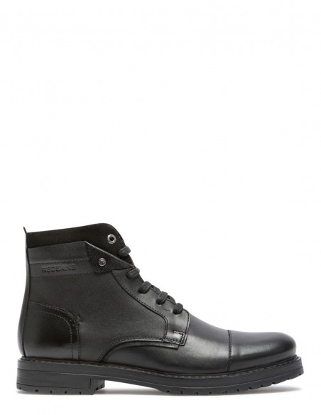 Bottines homme en cuir noir Redskins SO051-02 - Hylton.fr