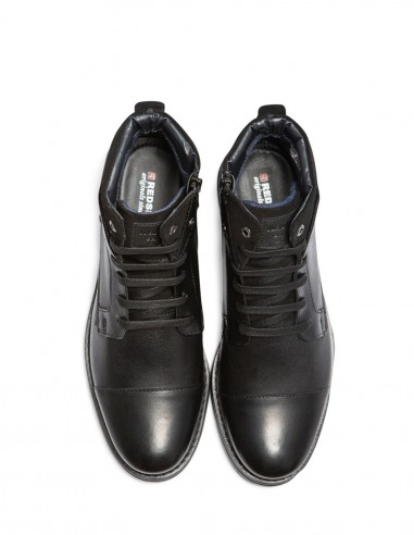 Bottines homme en cuir noir Redskins SO051-02 - Hylton.fr