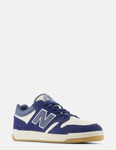 New Balance - Sneakers Homme 480 Bleu/Blanc - Hylton.fr